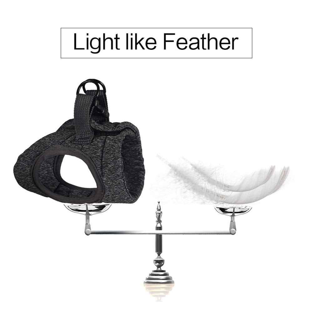 HEYWEAN Cat Harness and Leash - Ultra Light Escape Proof Kitten Collar Cat Walking Jacket with Running Cushioning Soft and Comfo