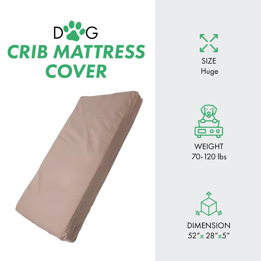 Molly Mutt Large Crib Mattress Cover - Wild Horses Print - Measures 27   X52   X5   - 100% Cotton - Durable - Breathable - Susta