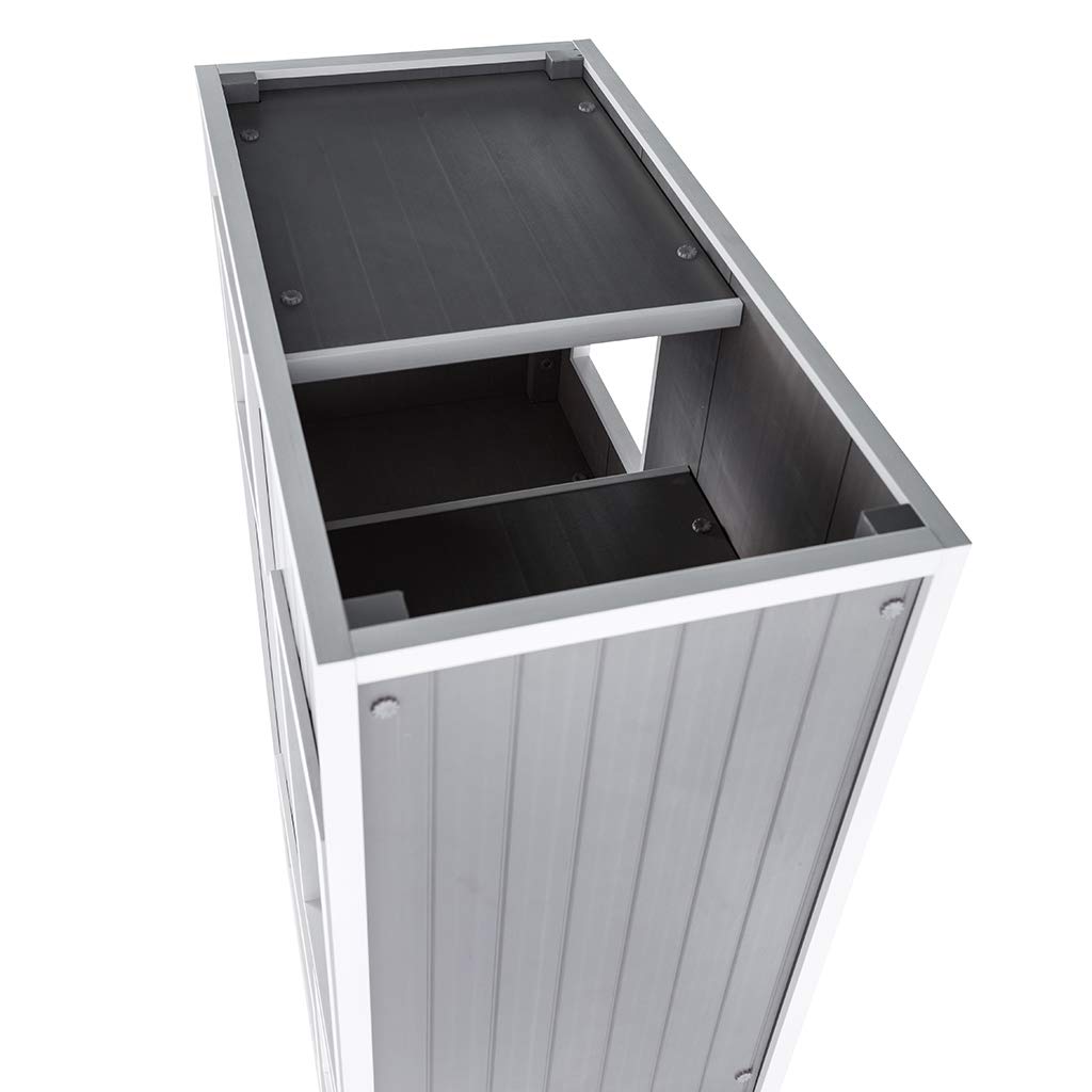 New Age Pet ECOFLEX Kitty Kase Cat Tree Play Tower, grey (EHKKS13-05)