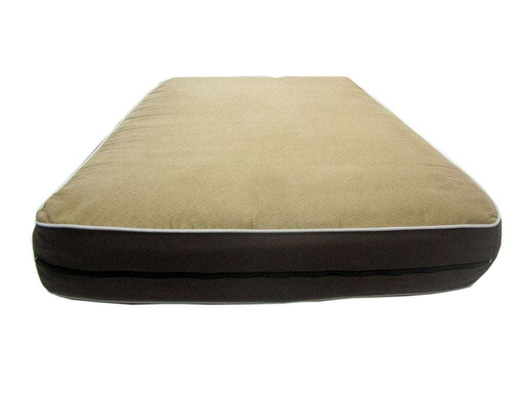 New Age Pet Large Dog Bed Cushion with Removable Cover, 21.3 in L x 33.1 in W x 3.5 in Thick Cotton