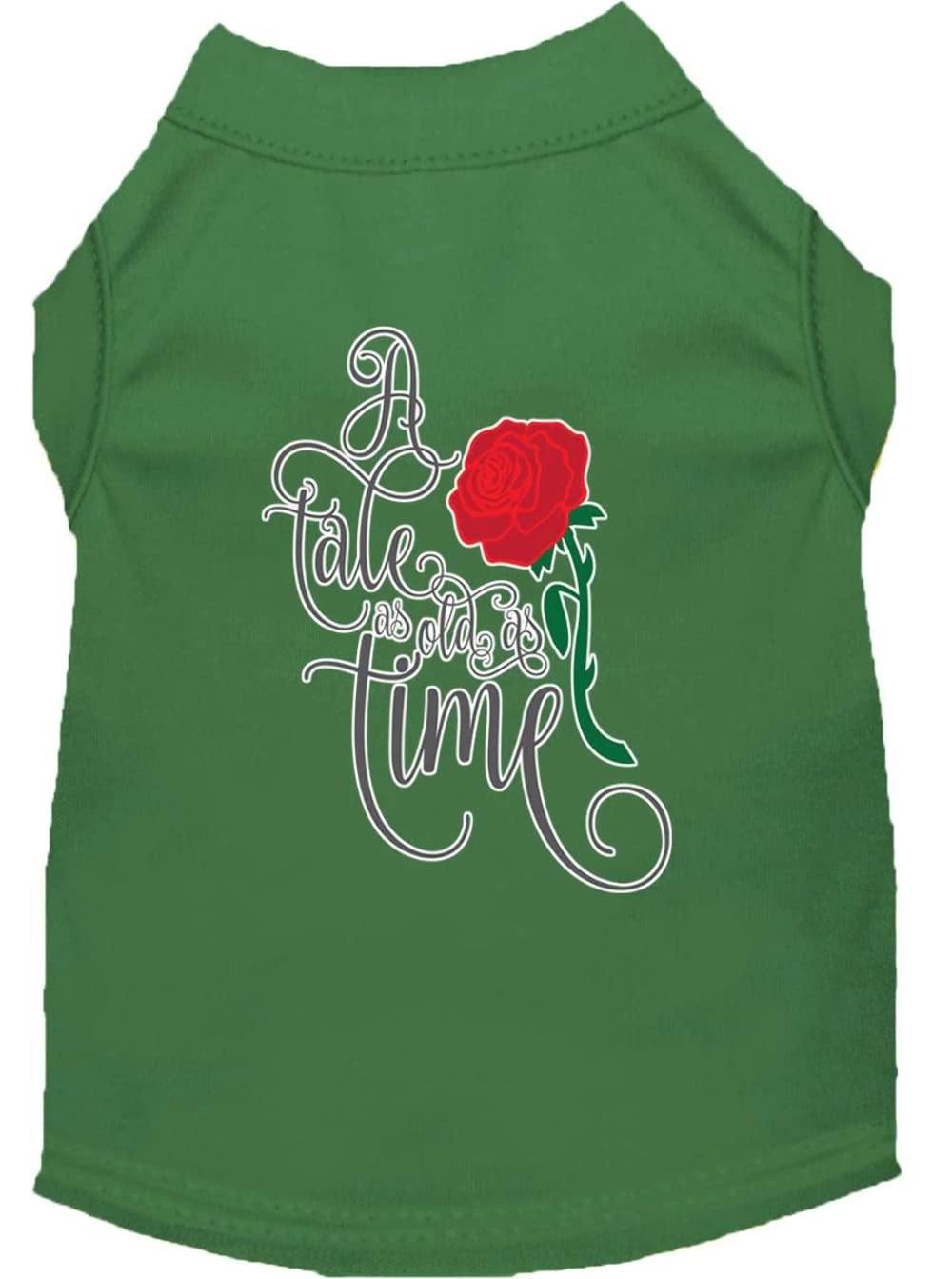 Pet Dog & Cat Shirt Screen Printed, "Timeless Tale" Blue XS (0-3 lbs.)