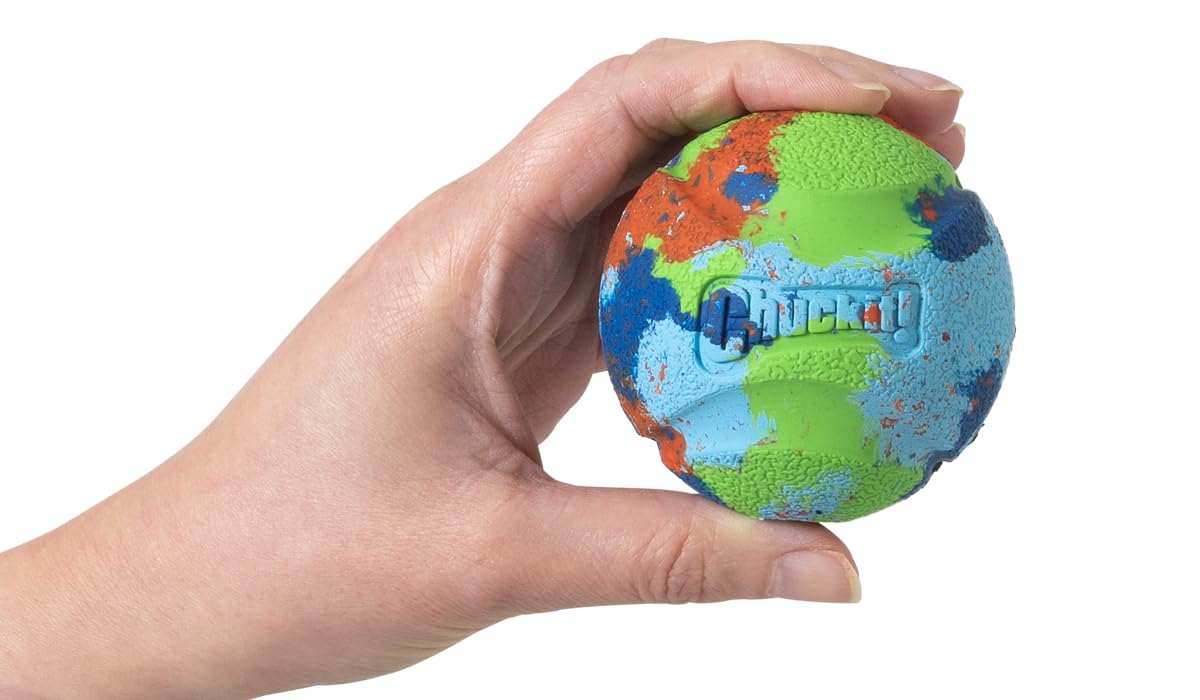 Chuckit! EcoFetch Fetch Ball Dog Toy, Medium (2.5 Inch Diameter) Pack of 1, for Breeds 20-60 lbs