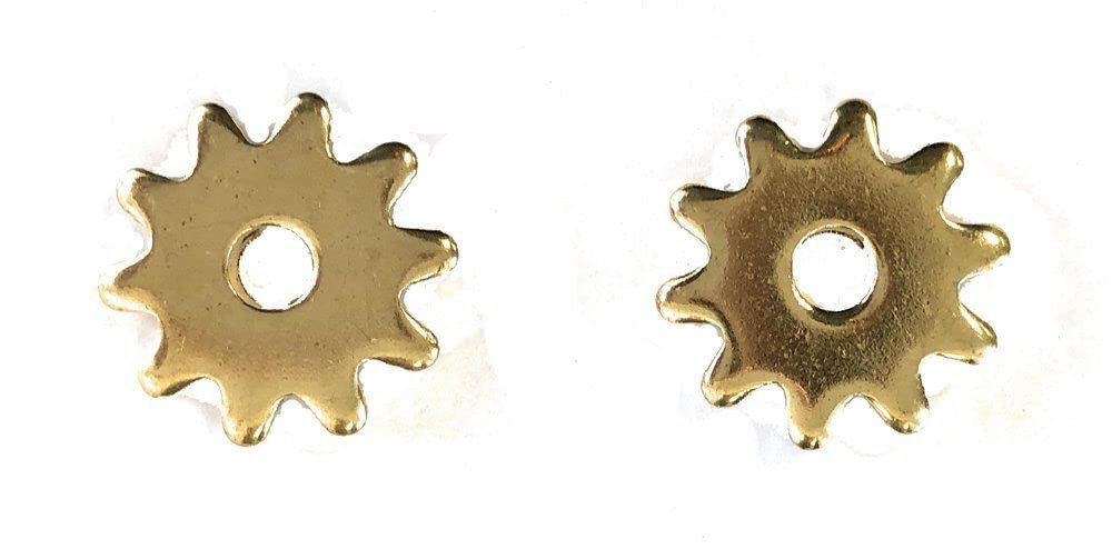 Aj Tack Spur Rowels Black 1 3/8' Cloverleaf