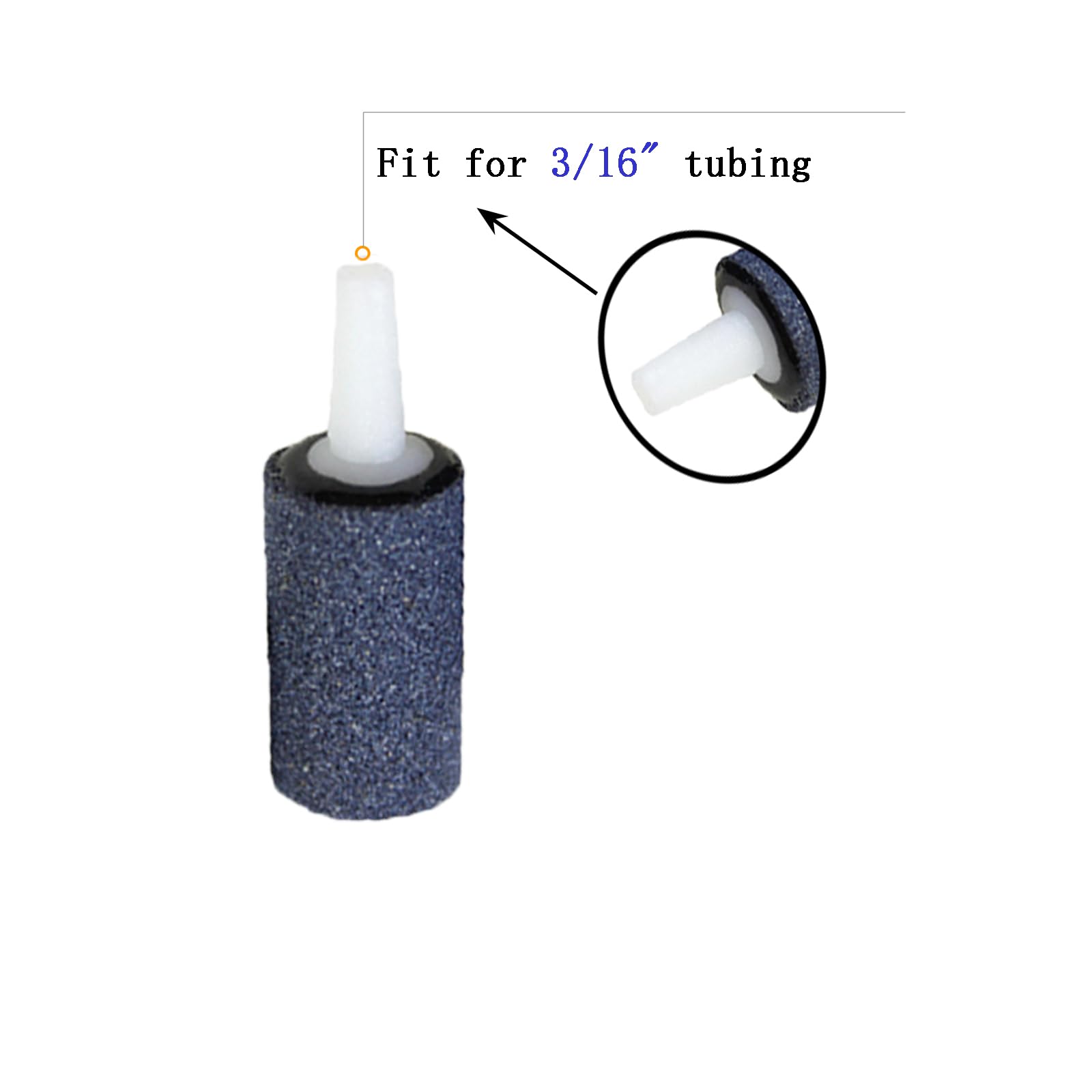 Aquaneat Aquarium Air Stones 1 Inch 12Pcs, Bubble Stone, Fish Tank Airstones, Aerator Stone Bubble Diffuser, Air Pump Accessories For Aquariums, Fish Tanks, And Hydroponics