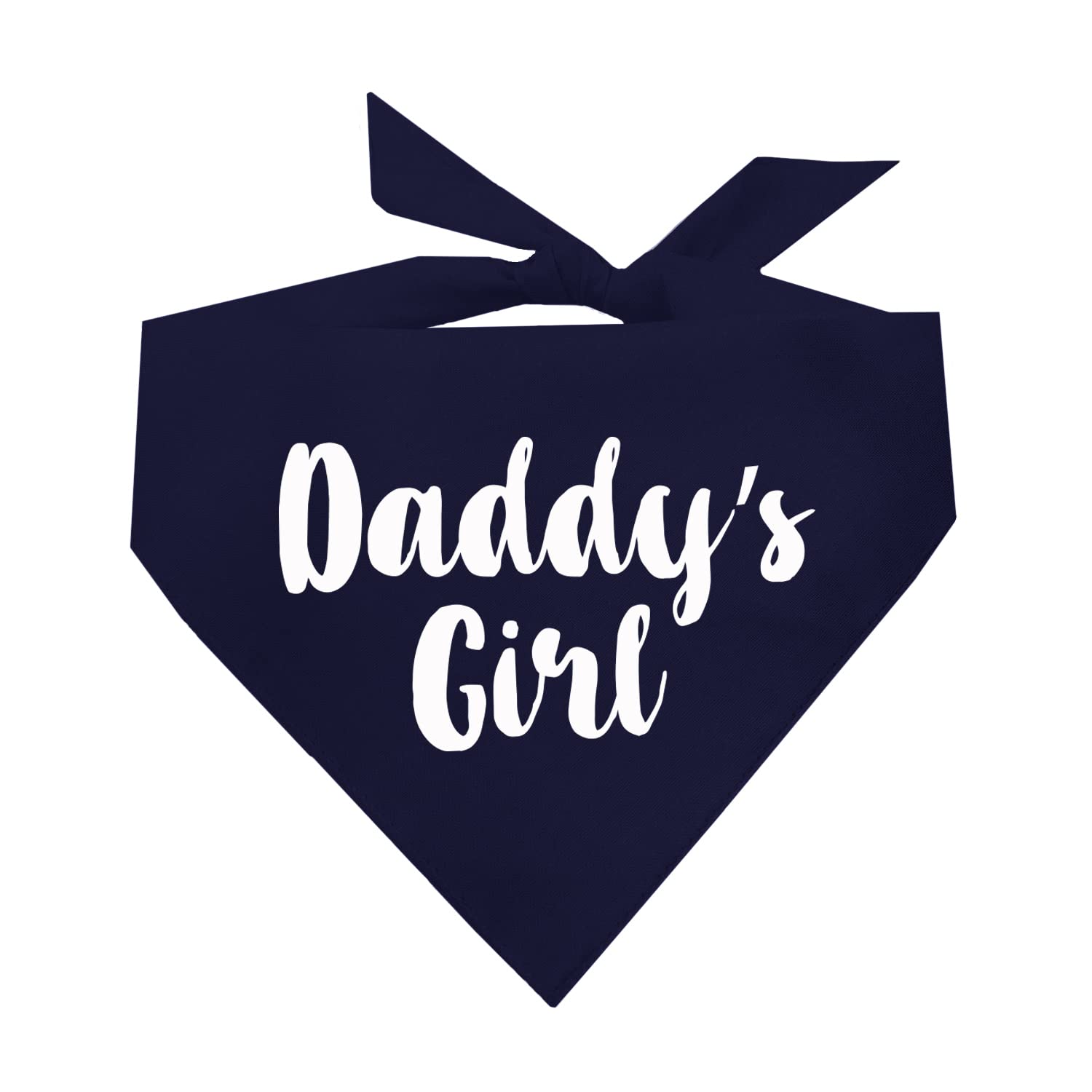 Daddy'S Girl Father'S Day Dog Bandana (Navy, Os 5)