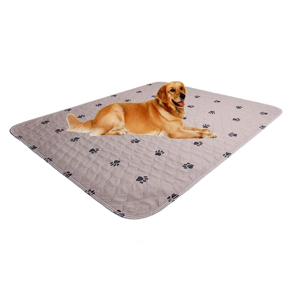 Sincopet Washable Dog Pee Pads With Puppy Grooming Gloves,Puppy Pads,Reusable Pet Training Pads,Large ,Waterproof Pet Pads For D