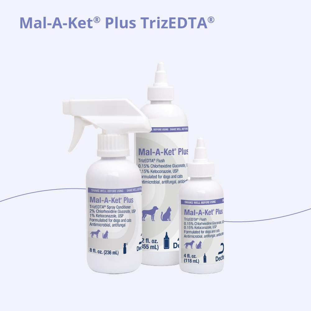 Mal-A-Ket Plus Trizedta Spray Conditioner For Dogs And Cats, 8 Oz