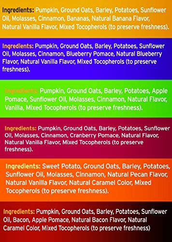 Fruitables Pumpkin Dog Treats, 7oz, Crunch Variety 12-Pack
