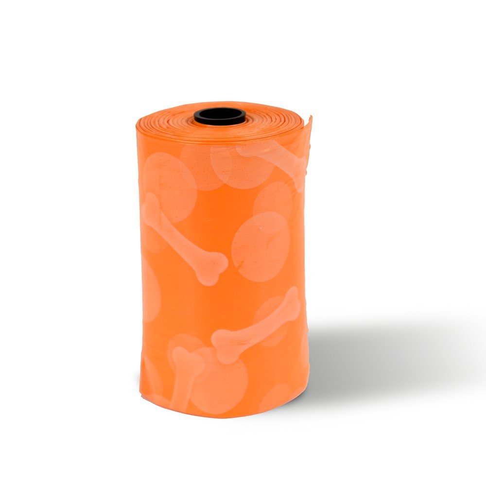 Bags On Board Patterned Dog Waste Bags, 9X14 In, 140 Bags, Patterned (3203940045)