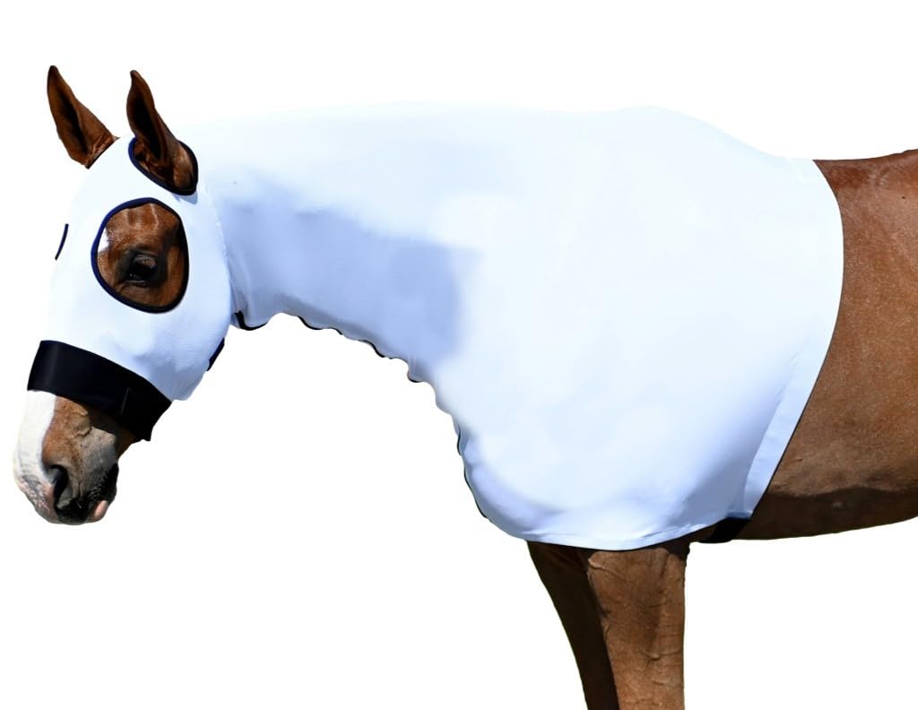 Stretchx Mesh Hood With Zipper M White
