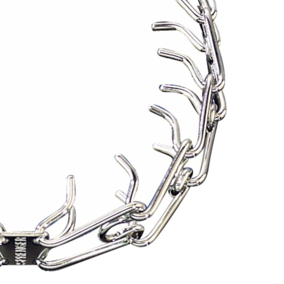 Herm Sprenger Chrome Plated Steel Prong Dog Collar 3.0 mm, 21-22 Inches, for Dogs Neck Size up to 18 Inches, Medium