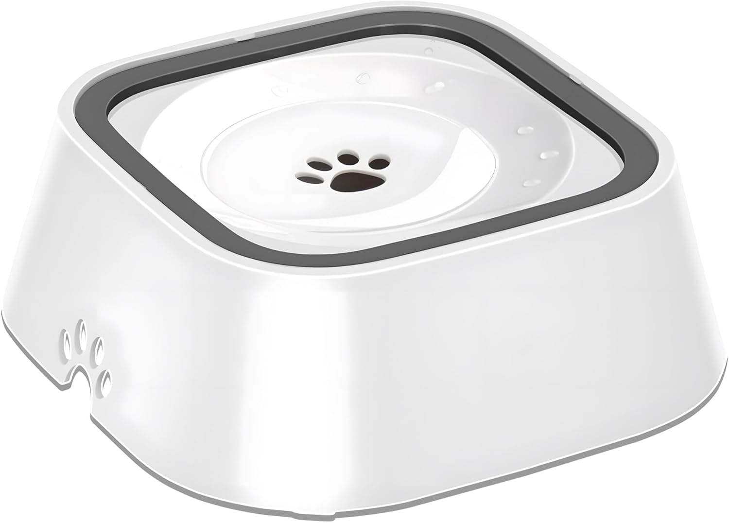 Bitrexup Dog Bowl No Spill,Pet Water Bowl No Drip Slow Water Feeder Cat Bowl,Pet Water Dispenser 70Oz/2L Large Capacity Travel W