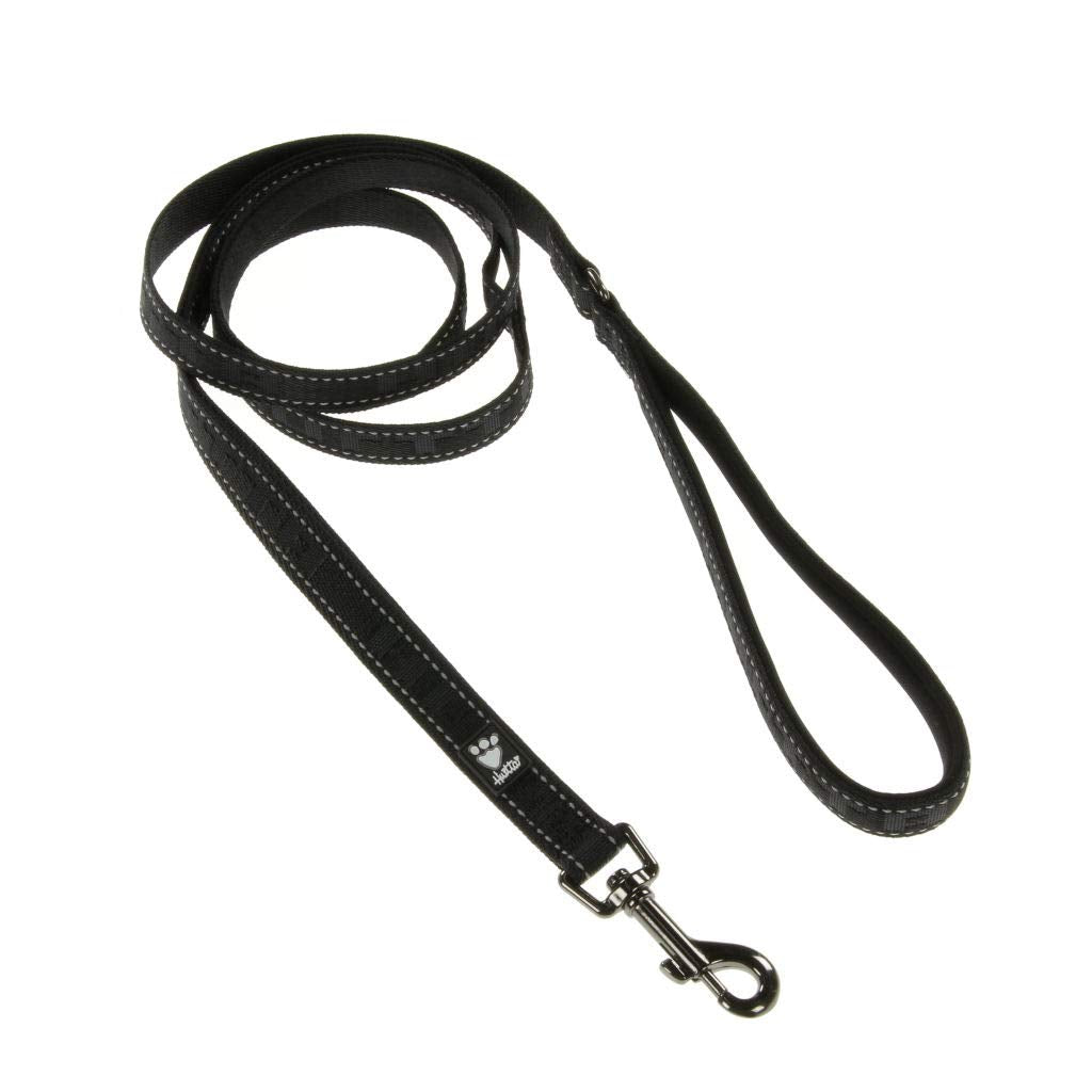 Hurtta  Dog Leash Reflective  Black 180 cm  1 Piece