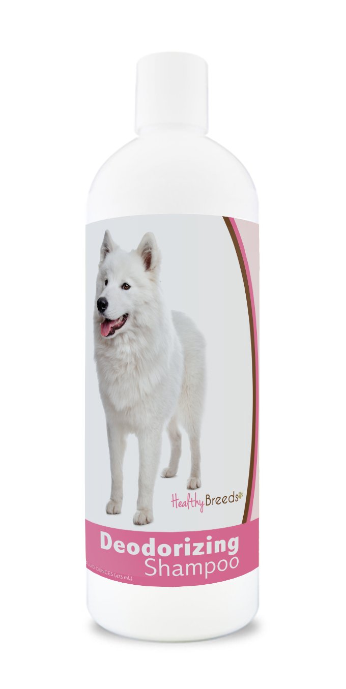 Healthy Breeds Samoyed Deodorizing Shampoo - Hypoallergenic, pH Balanced Cleanser with Essential Fatty Acids to Moisturize Dry S