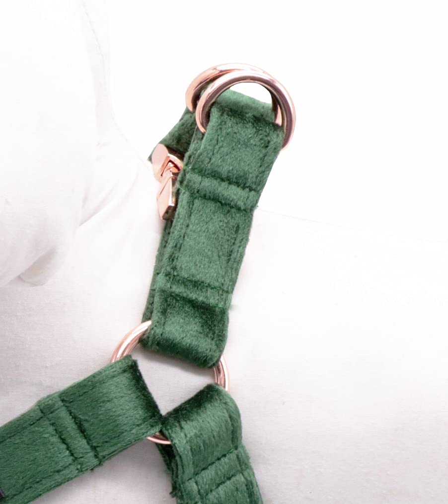 Aring Pet Dog Halter Harness, Velvet Dog Harness, No Pull Dog Halter Harness For Small Medium Large Dogs.