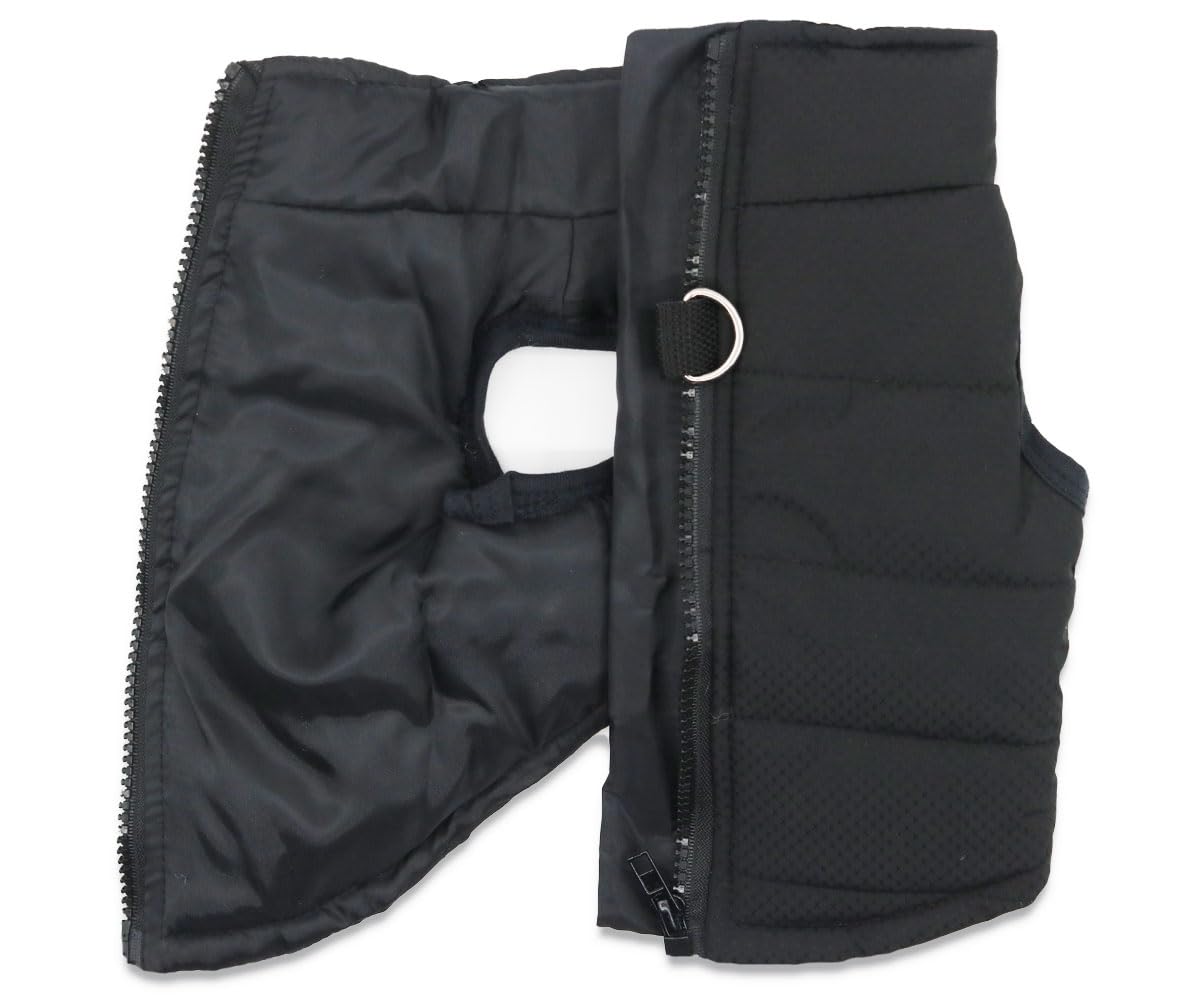 Small Dog Coats Warm Winter Dog Jacket Pet Dog Jackets Puppy Cold Weather Coat Pet Clothes For Small Dogs, Black, X-Large