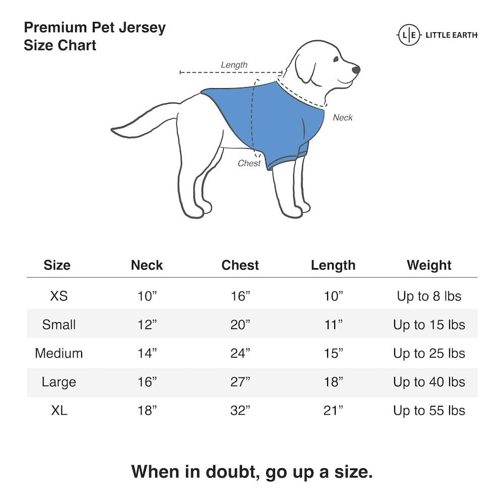 Littlearth Unisex-Adult Nfl Indianapolis Colts Premium Pet Jersey, Team Color, X-Small