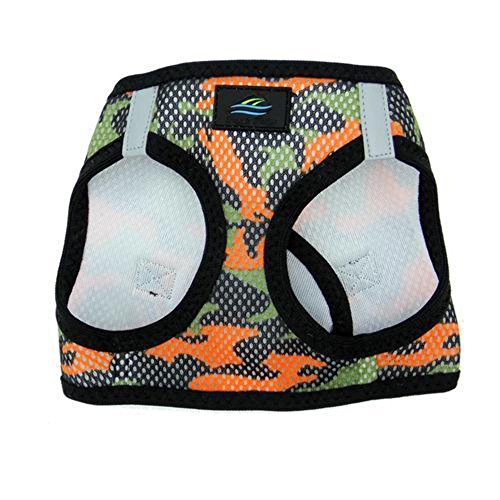 Doggie Design American River Dog Harness Camouflage Collection - Orange Camo L