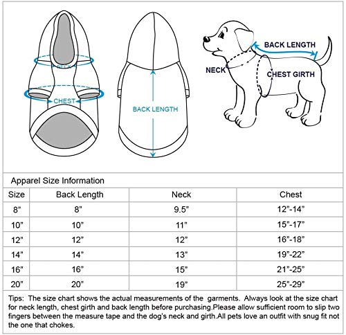 Blueberry Pet Let It Snow Classic Ugly Christmas Holiday Snowflake Pullover Hoodie Dog Sweater In Red And White, Back Length 16', Pack Of 1 Clothes For Dogs