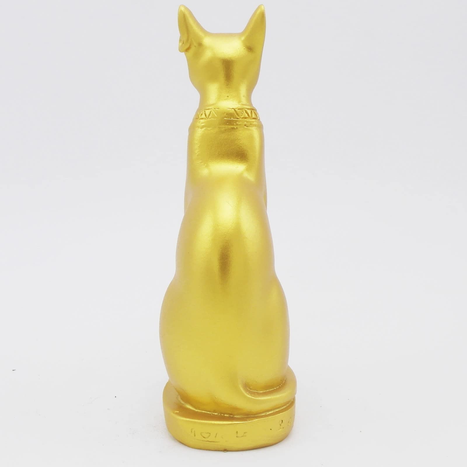 Kocris Casa Aquarium Ancient Egypt Fish Tank Decorations Cat Goddess Bastet Reptile Turtle Lizard Spider Tanks Terrarium Egyptian Temple Décor Ornament Pet Gold