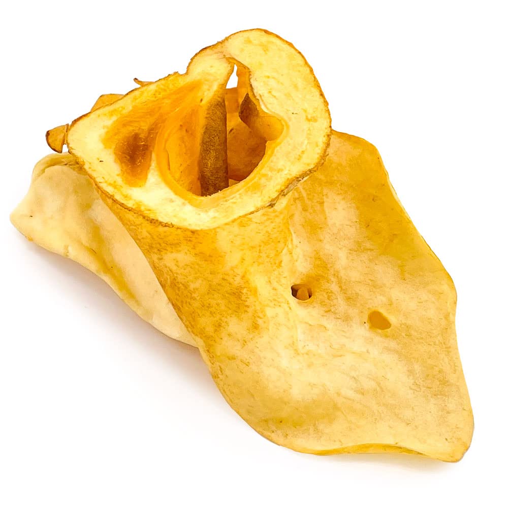 ValueBull Cow Ears, Varied Shapes, Small, 50 Count Bulk Pack - All Natural Dog Treats, Angus Beef, Single Ingredient, Cleans Tee