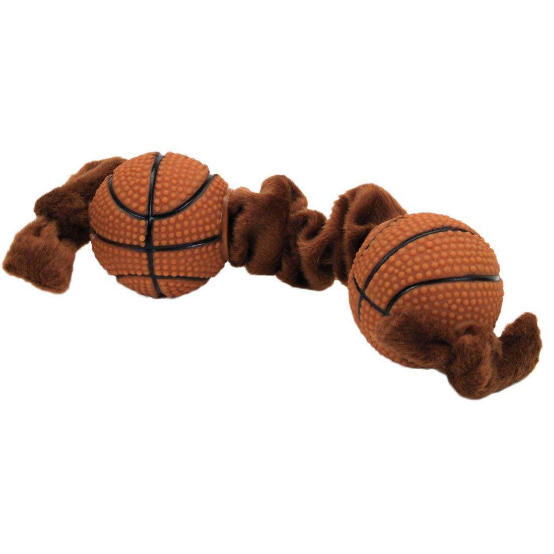 Coastal Pet Li'L Pals Plush And Vinyl Dog Toy 8' Basketball Tug (1-Unit)