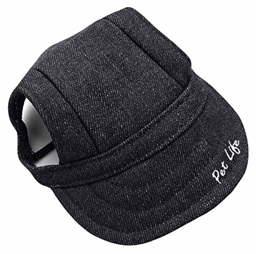 Pet Life  Fashion Dog Hat with UV Coverage Protection - Provides More Shade Than a Dog Banadana - Features Ear Holes and Adjusta
