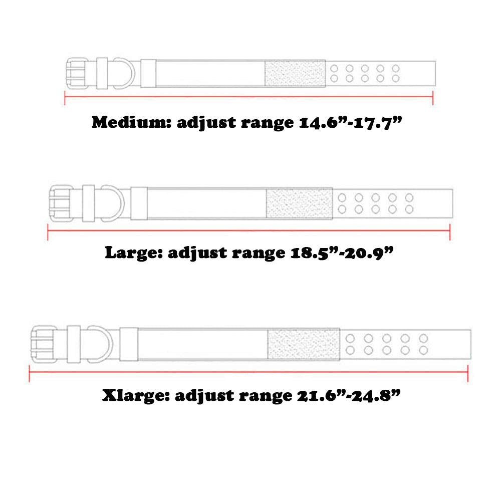 Love Dream Tactical Dog Collar, Adjustable Military Dog Collar With Metal D Ring And Buckle, Heavy Duty Nylon Training Collar Fo
