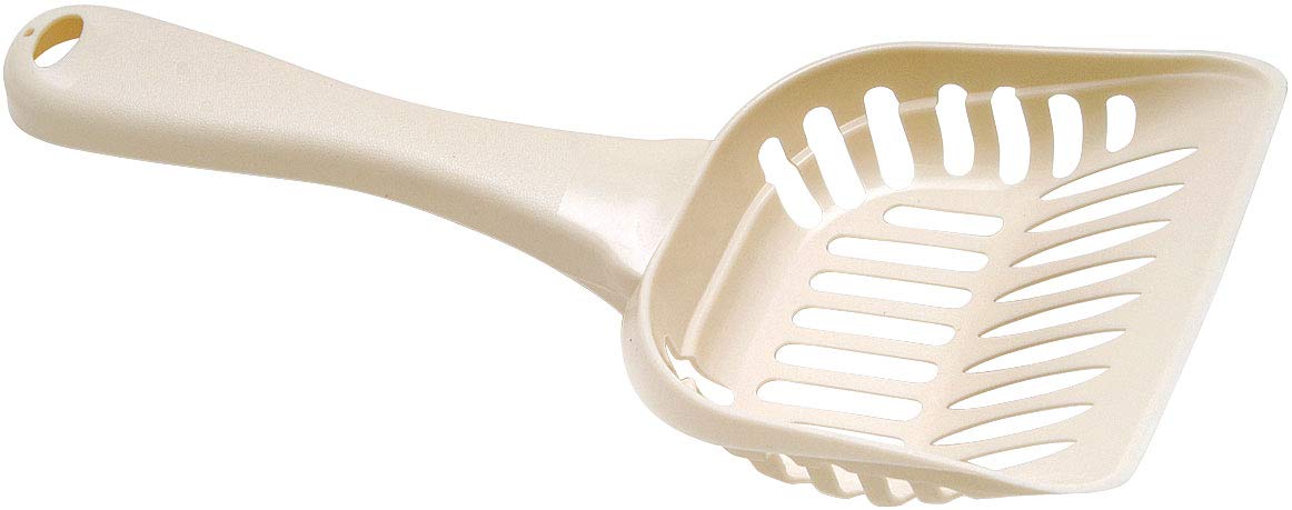 Petmate Litter Scoop For Cats, Large Size, Bleached Linen