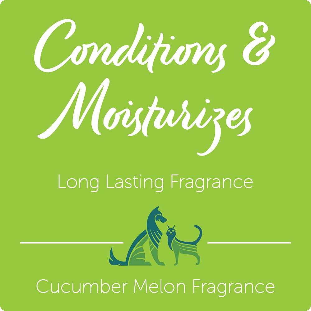 Nootie Cucumber Melon Daily Spritz for Dogs and Cats - Conditions and Moisturizes Fur, Long Lasting Pet Spray - 8oz