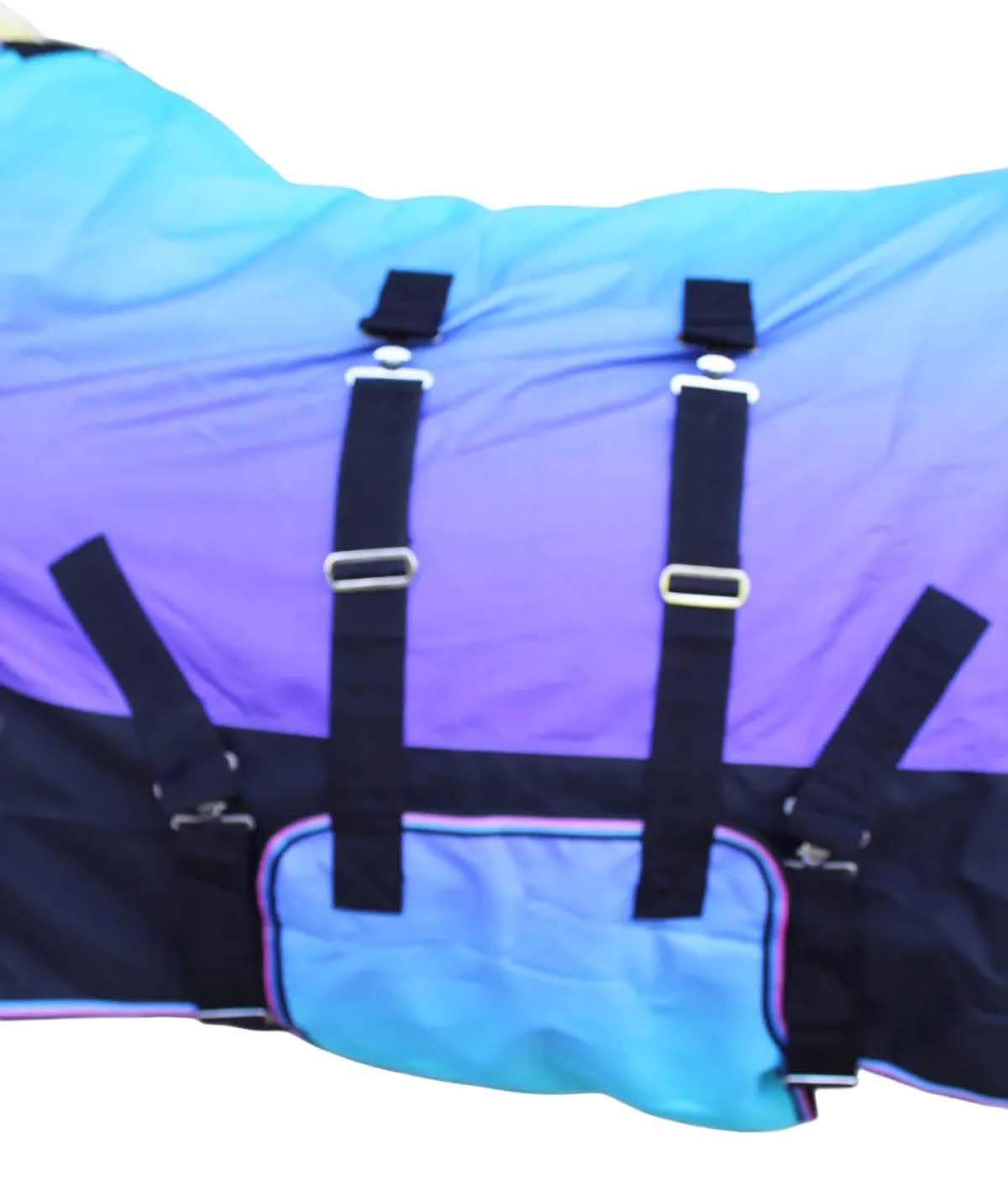 Challenger 80' 1200D Turnout Medium-Weight Fleece Lined Bellyband Horse Winter Sheet 394Lg