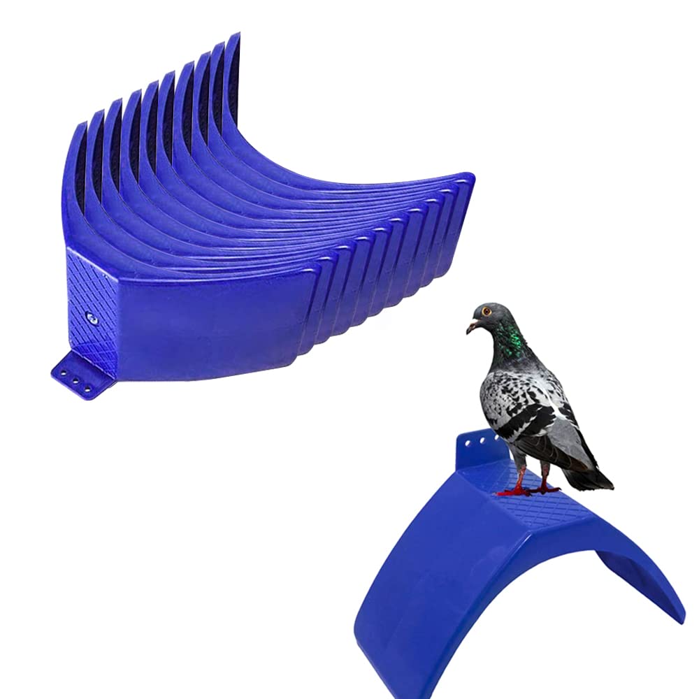 Pesandy Dove Rest Stand, 10 Pcs Lightweight Pigeons Rest Stand Bird Perches For Dove Pigeon And Other Birds, Durable Plastic Pigeon Perches Roost Bird Dwelling Stand Support Cage Accessories