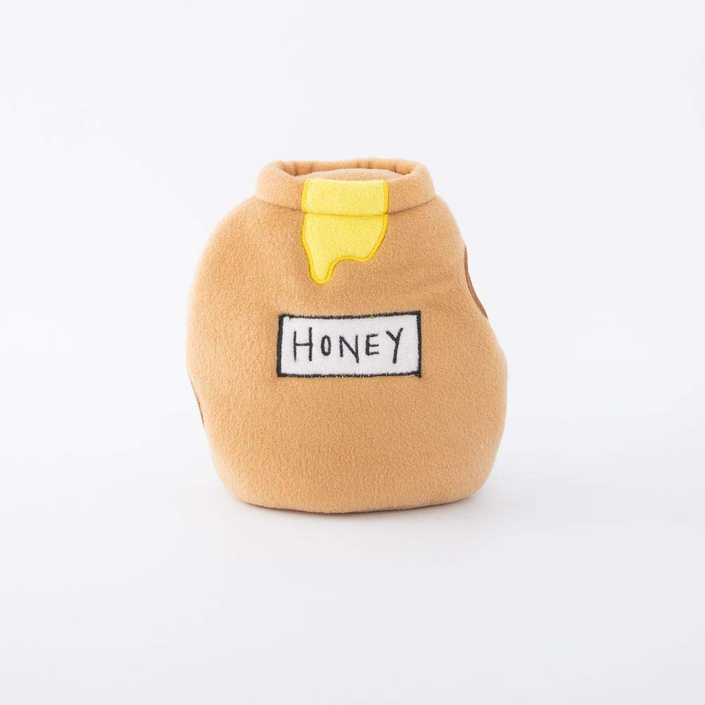 ZippyPaws Burrow Interactive Dog Toy, Plush Bees & Honey Pot, Model ZP958, Fun Hide and Seek Puzzle for Small & Medium Dogs