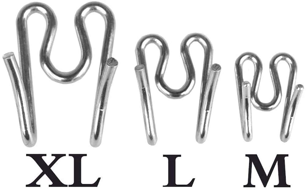 Darkyazi Durable Pinch Collar Stainless Steel Dog Adjustable Pet Training Collar For Medium Large Dogs (Large (Pack Of 1), Silve