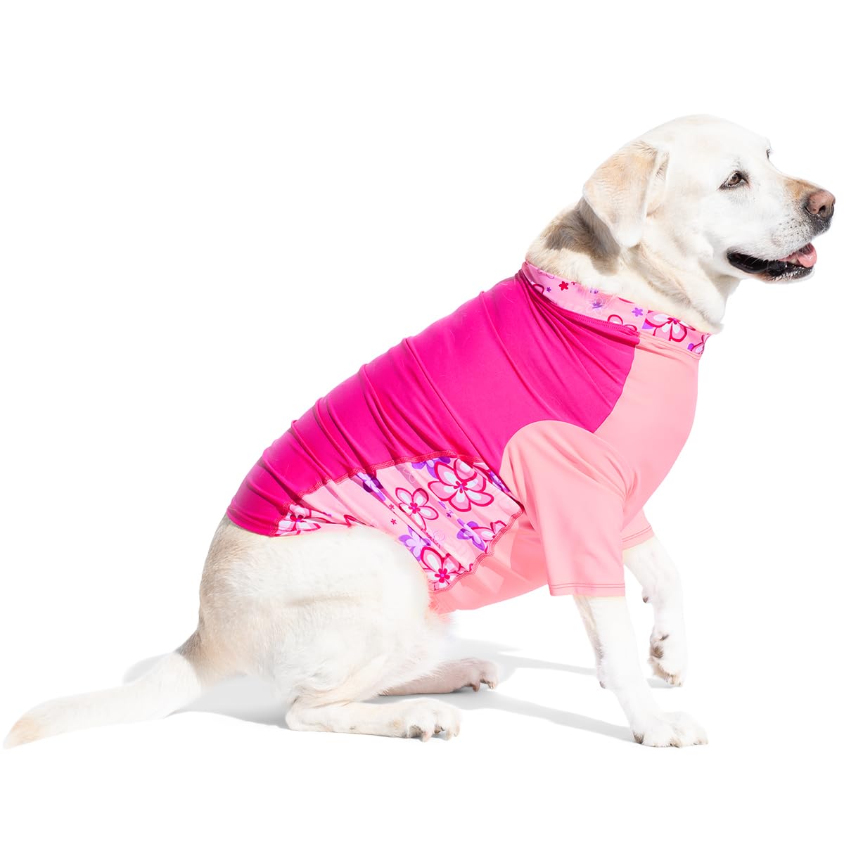 Playapup Dog Sun Shirt, Usa Made (Upf 50+), Cereza, Large