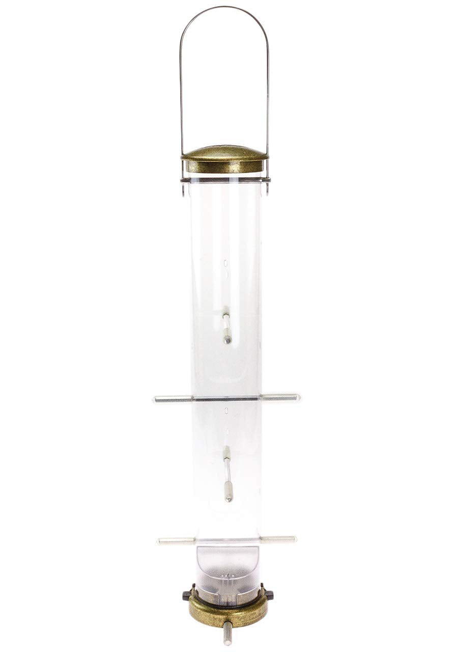 Aspects 403 Quick-Clean Thistle Tube Feeder, Large - Antique Brass