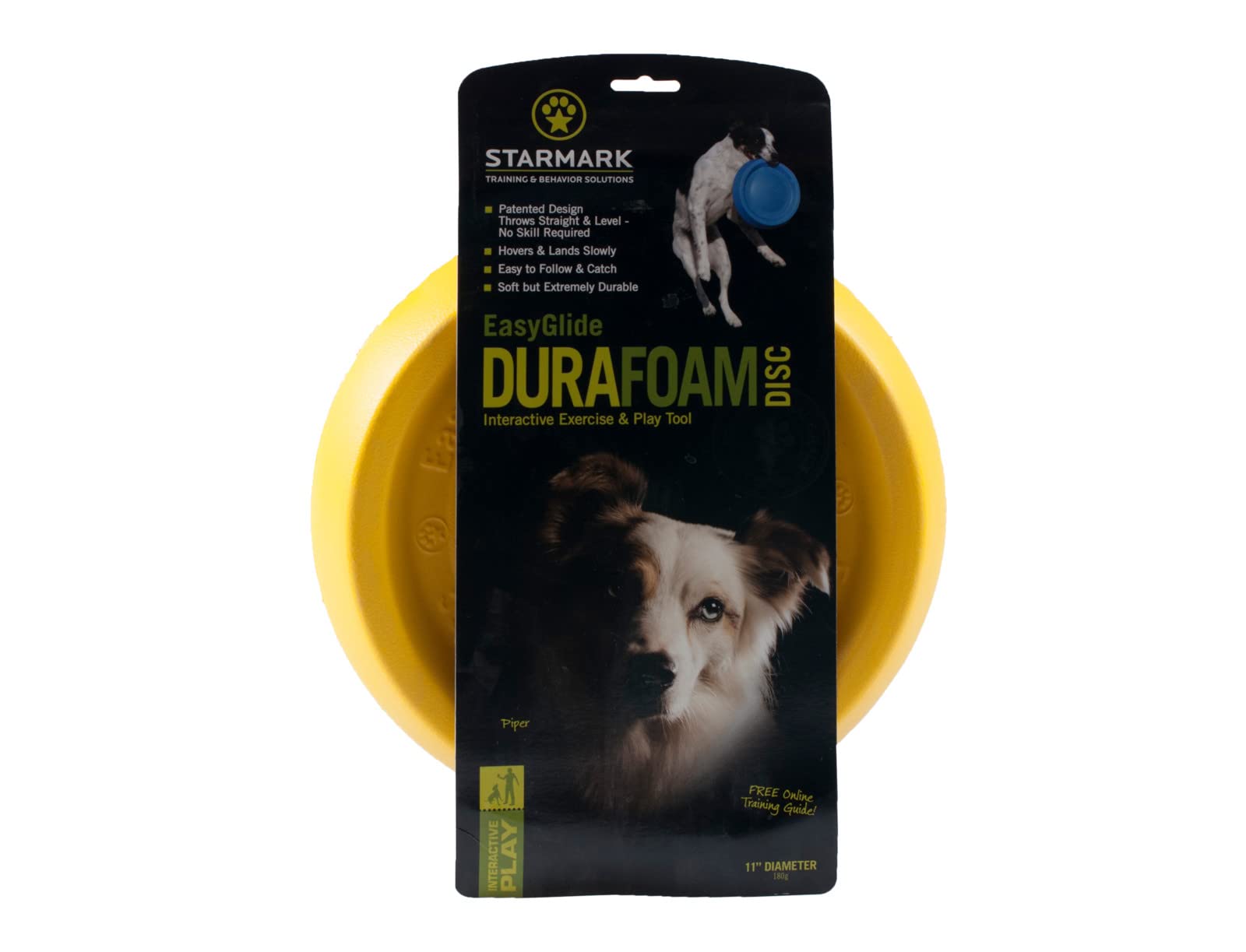 Starmark Easy Glide Durafoam Flying Disc Dog Toy, Color Varies 11'