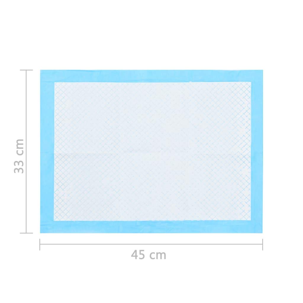 vidaXL - Puppy Training Pads 100 Pcs Non-Woven Fabric Leak-Proof Dog Pee Pads 17.7 x 13