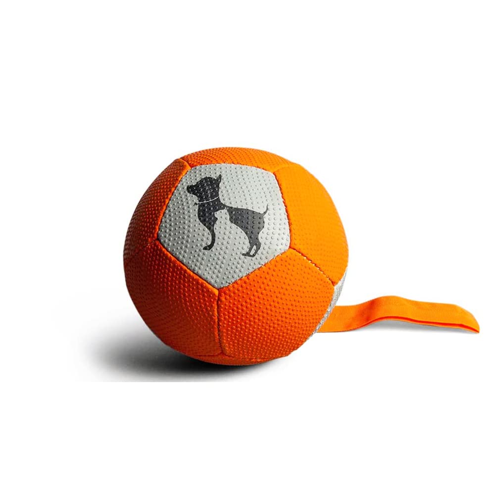 HUFT Quintessential Rubber Football Dog Toy (L) | Durable, ChewResistant Football for Large Dogs | Great for Fetch, Training & 