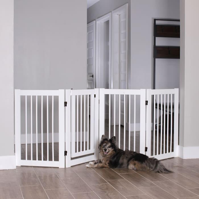 Primetime Petz 360 Configurable Freestanding Dog Gate with Door for Home