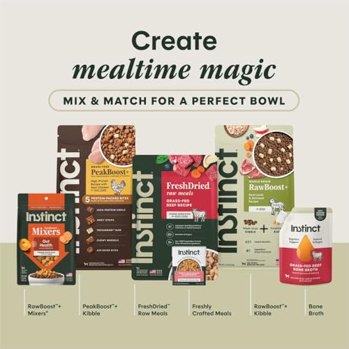 Instinct Raw Meals Freeze-Dried Beef Dog Food, 14 oz. Bag