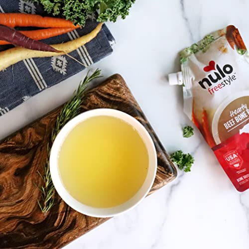 Nulo Freestyle Bone Broth, Premium Food Topper for Cats and Dogs, with Collagen and Chondroitin Sulfate to Help Boost The Qualit