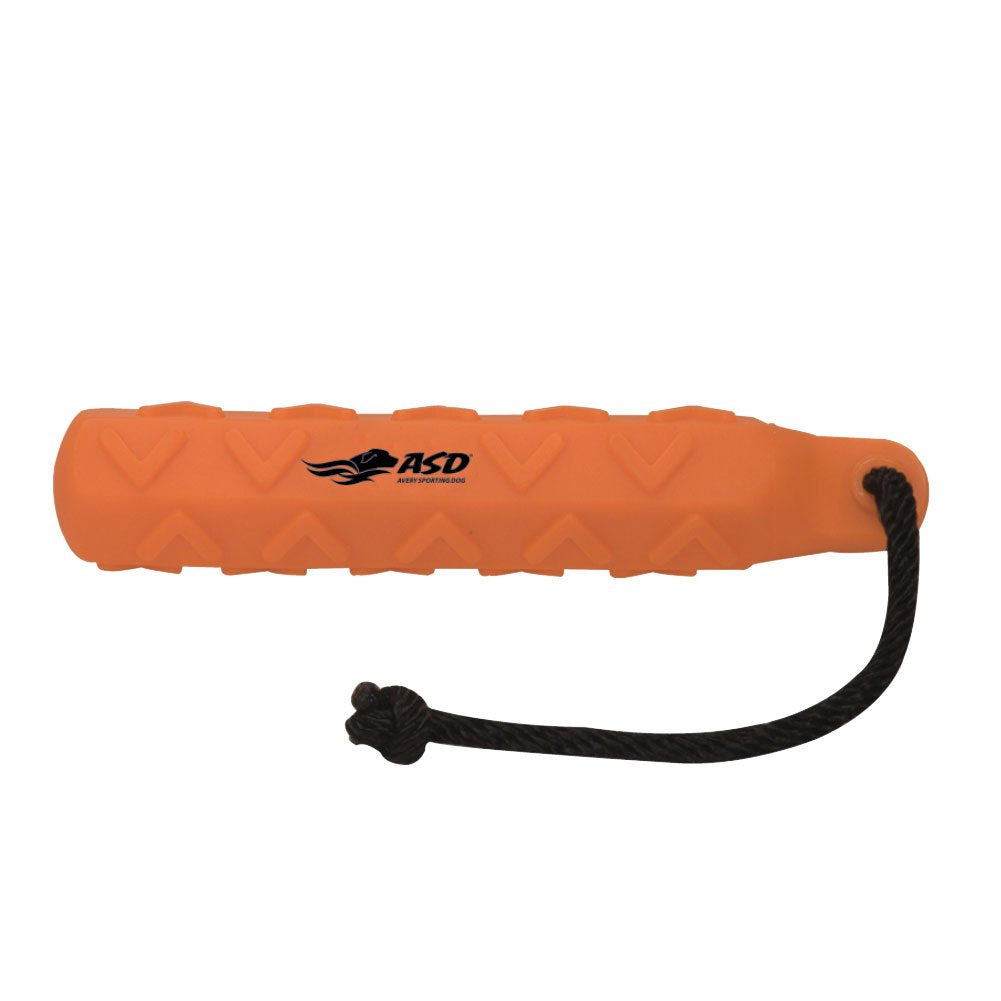 Avery ASD HexaBumper - Sporting Dog Floating Training Dummy with Hex Design & Throw Rope (Orange, 2'' Diameter Single Pack)