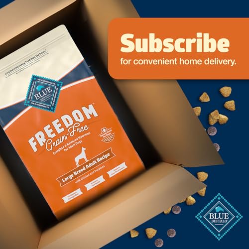 Blue Buffalo Freedom Grain-Free Large Breed Dry Dog Food, Supports Joint Health & Mobility, Made in the USA With Natural Ingredi