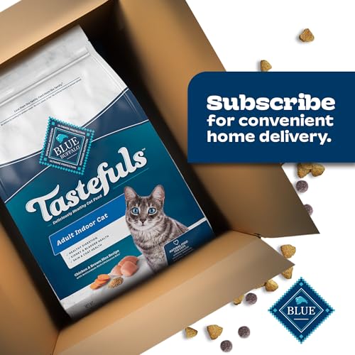 Blue Buffalo Tastefuls Indoor Natural Adult Dry Cat Food, Chicken 3lb bag