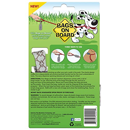 Bags On Board Fashion Dispenser And Refill Bags, Diamond