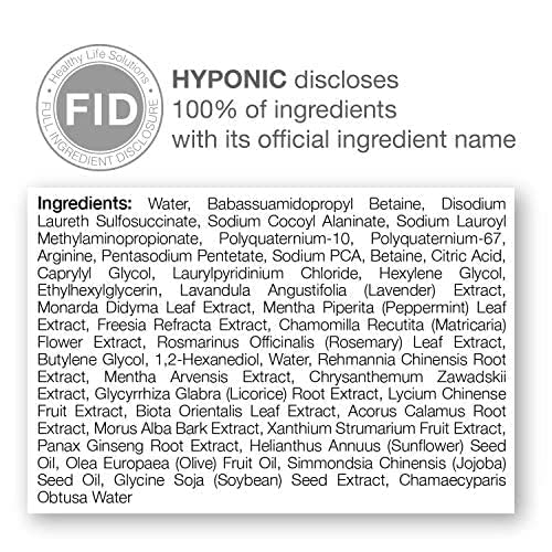 Hyponic Hypoallergenic Premium Dog Shampoo - Deodorizing, Sensitive Skin, Detangling (White Coats & Brightening (10.1 Oz))