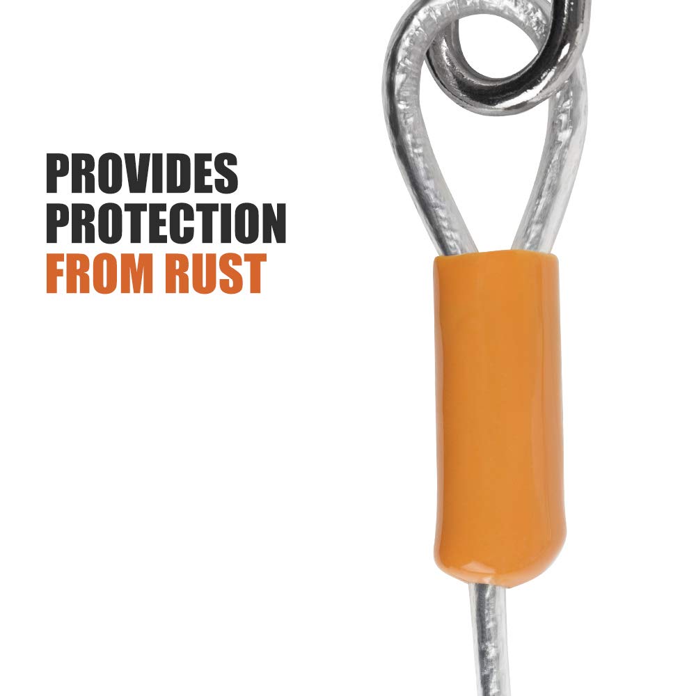 Bv Pet Reflective Tie Out Cable For Large Dog Up To 90 Pound, 25 Feet