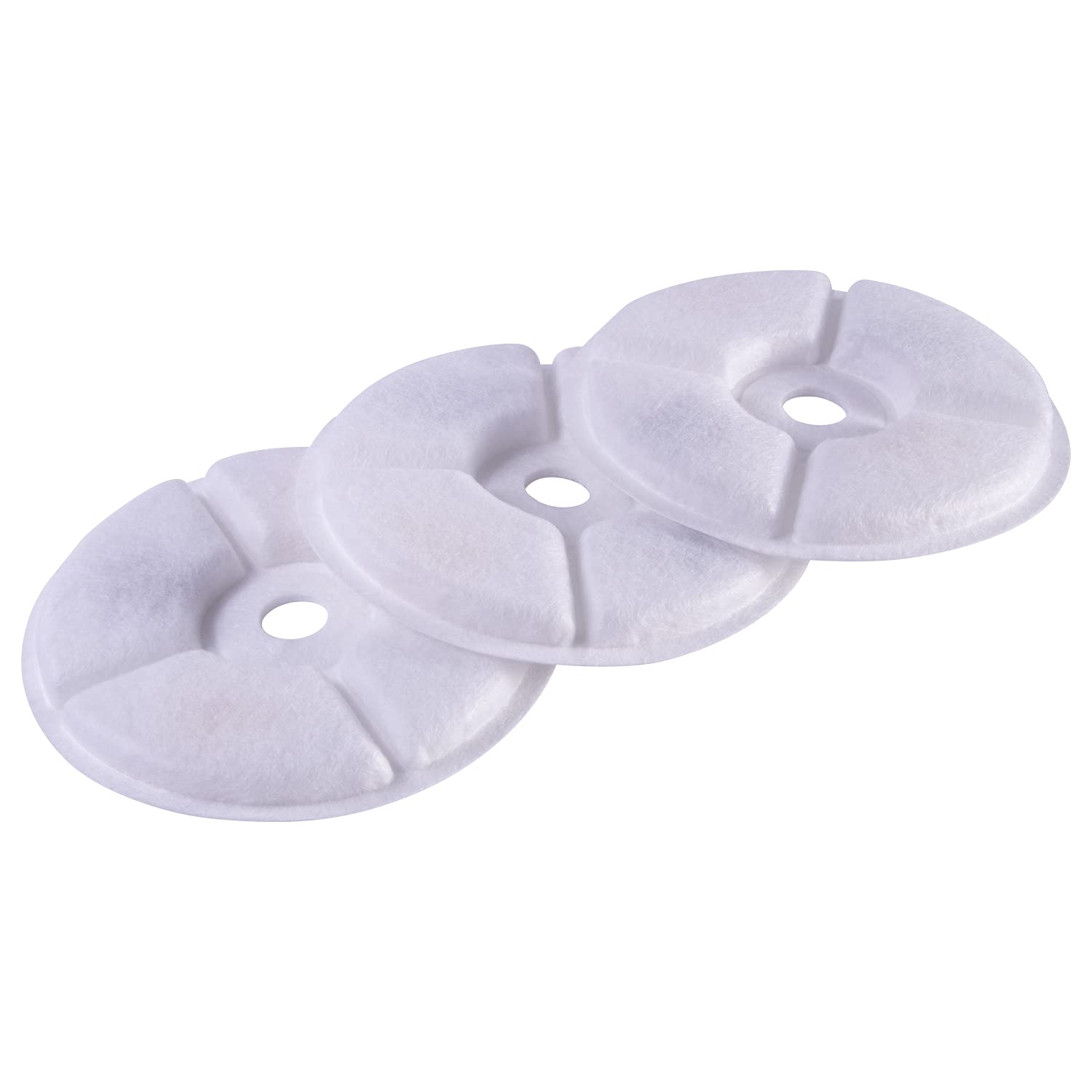 Pet Life ® 'Moda-Pure' Ultra-Quiet Filtered Dog and Cat Fountain Waterer … (Replacement Filters - 3 Pack)