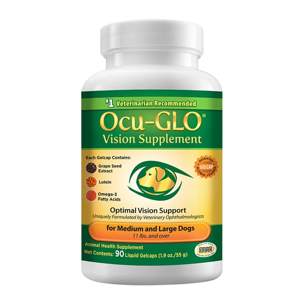 Ocu-Glo For Medium To Large Dogs, 11+ Lb, 90 Count